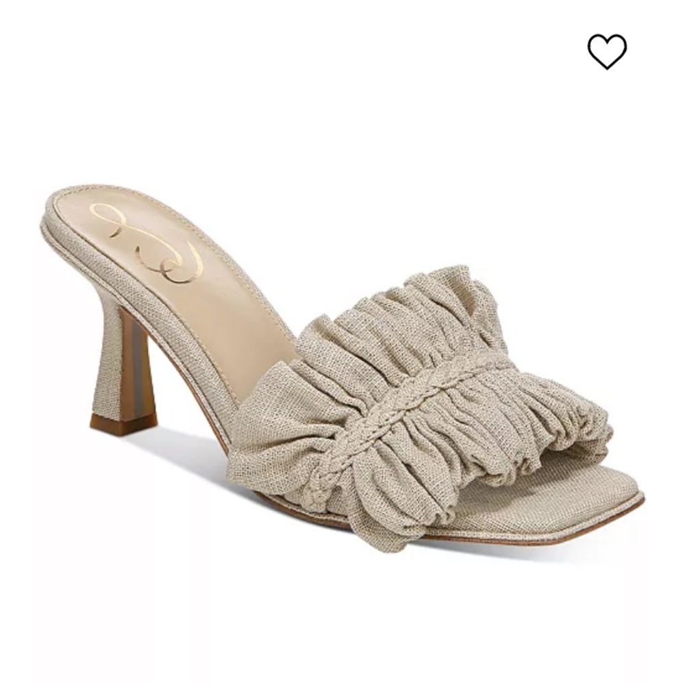 SAM EDELMAN Ruffle Heel Mules